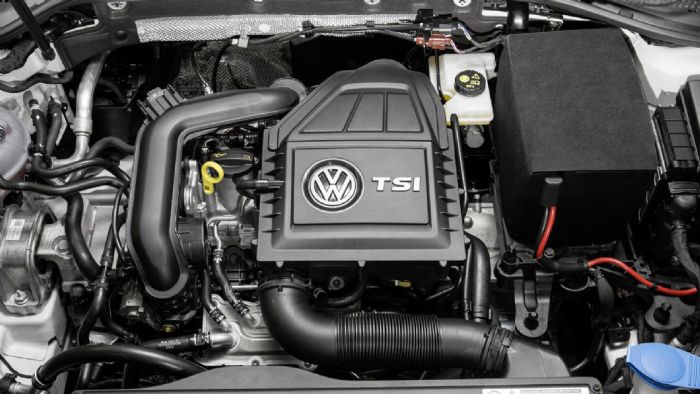 Αυτό είναι το νέο μοτέρ 1,0 λτ. TSΙ του VW Golf που υπόσχεται μέση κατανάλωση 4,3 λτ./100 χλμ. και εκπέμπει 99 γρ./χλμ.